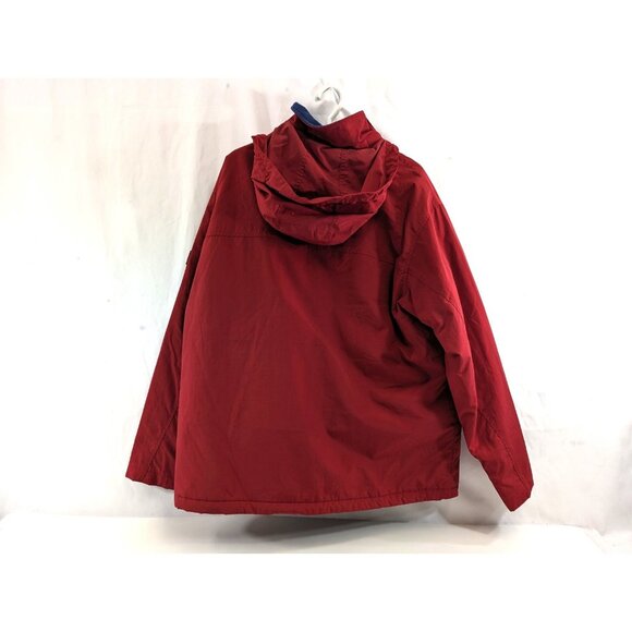 Tommy Hilfiger Red Front Pocket Jacket Polyester Fleece Lining Mens Size Large - Picture 8 of 16